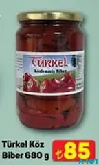 TÜRKEL KÖZ BİBER 680 G fiyat ve kampanya bilgisi